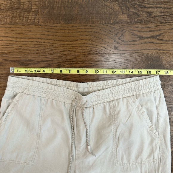 Cafe Marrakesh linen blend joggers size large - Picture 2 of 5